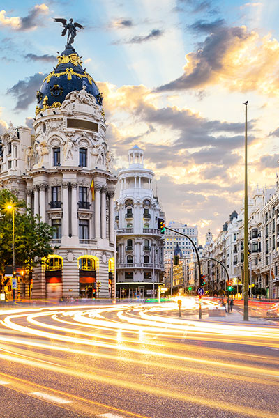 Gran Vía en Madrid Gran Vía en Madrid