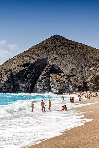 Playa de los Muertos en Cabo de Gata, Almería Playa de los Muertos en Cabo de Gata, Almería