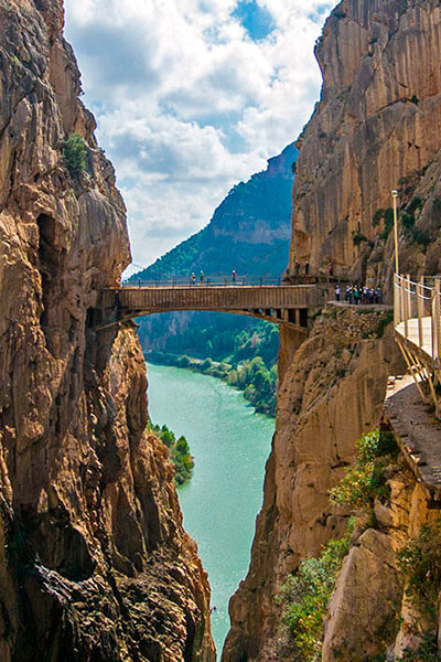 Caminito del Rey en Málaga, Andalucía Caminito del Rey en Málaga, Andalucía