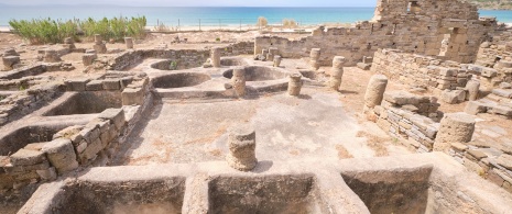 Veduta della città romana di Baelo Claudia. Tariffa, Cadice