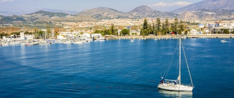 Viste della costa di Motril a Granada, Andalusia