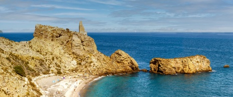 Praia de La Rijana, em Granada, Andaluzia