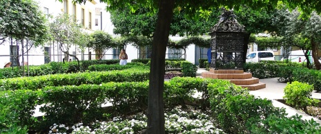 Platz Santa Cruz in Sevilla, Andalusien