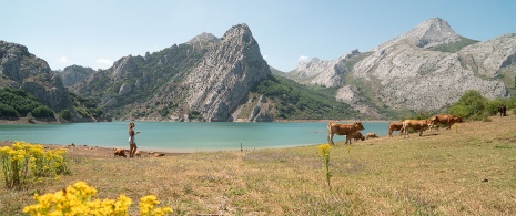  Laghi di Covadonga nel Parco Nazionale dei Picos de Europa, Asturie