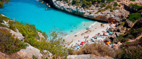 Caló d’es Moro en Santanyí, Mallorca