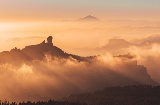 Panoramica di Roque Nublo, a Gran Canaria
