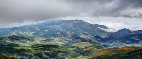 Vista dal belvedere della Fuente del Chivo, Cantabria