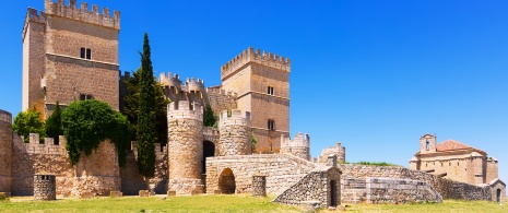 Ampudia Castle in Palencia