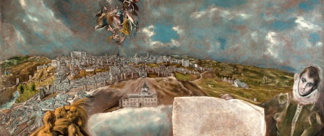 El Greco. Vista y plano de Toledo