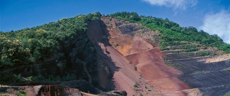 Volcan Croscat à Santapau. La Garrotxa. Gérone
