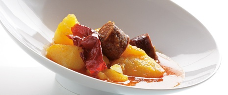 Potatoes with chorizo