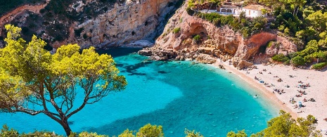 Cala Granadella en Jávea, Alicante
