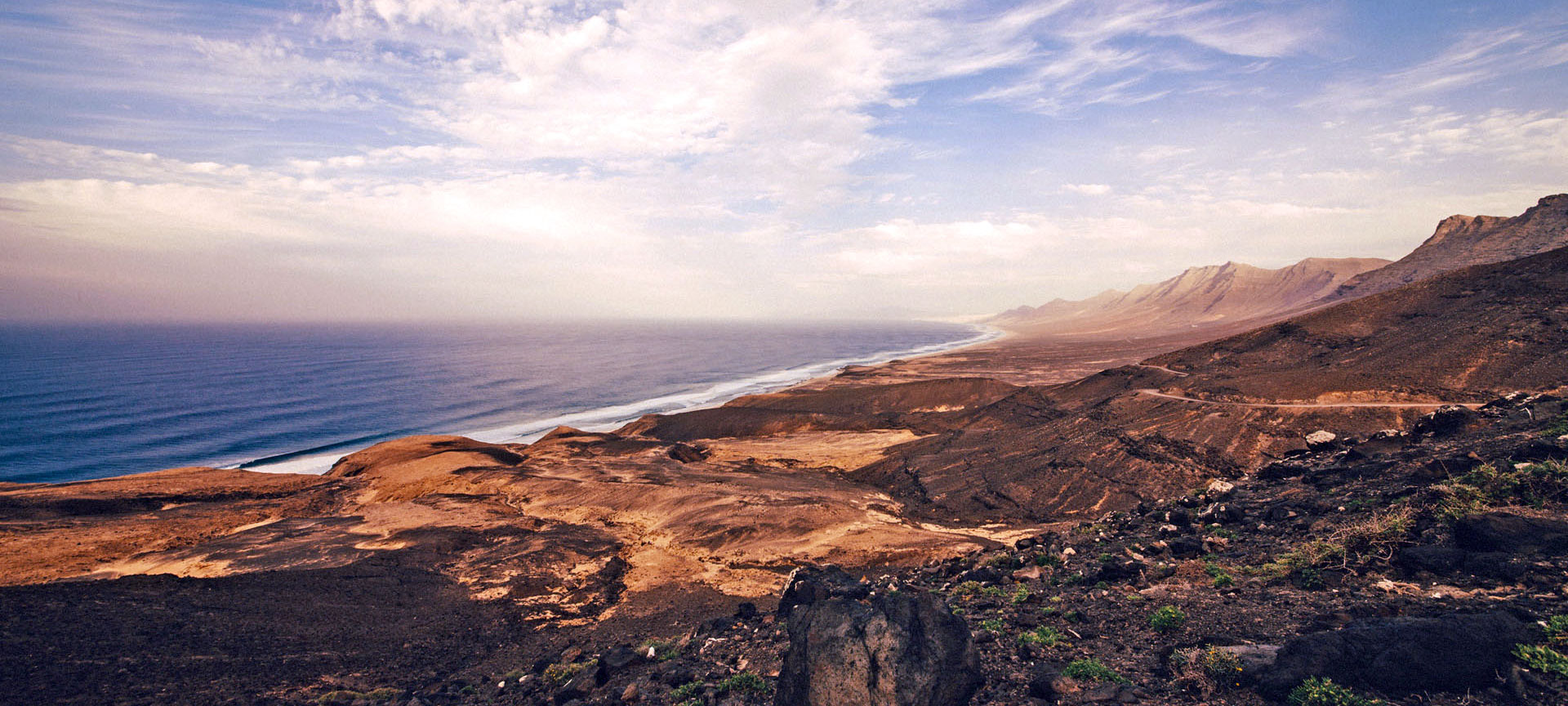 Vistas de Cofete en Fuerteventura Vistas de Cofete en Fuerteventura