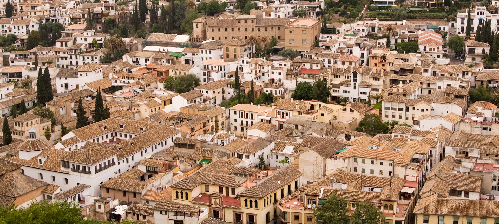 Vista del Barrio del Albaicín, Granada Vista del Barrio del Albaicín, Granada