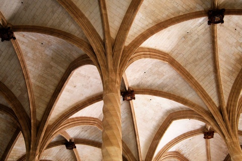 Particolare dell'interno della Borsa di Palma