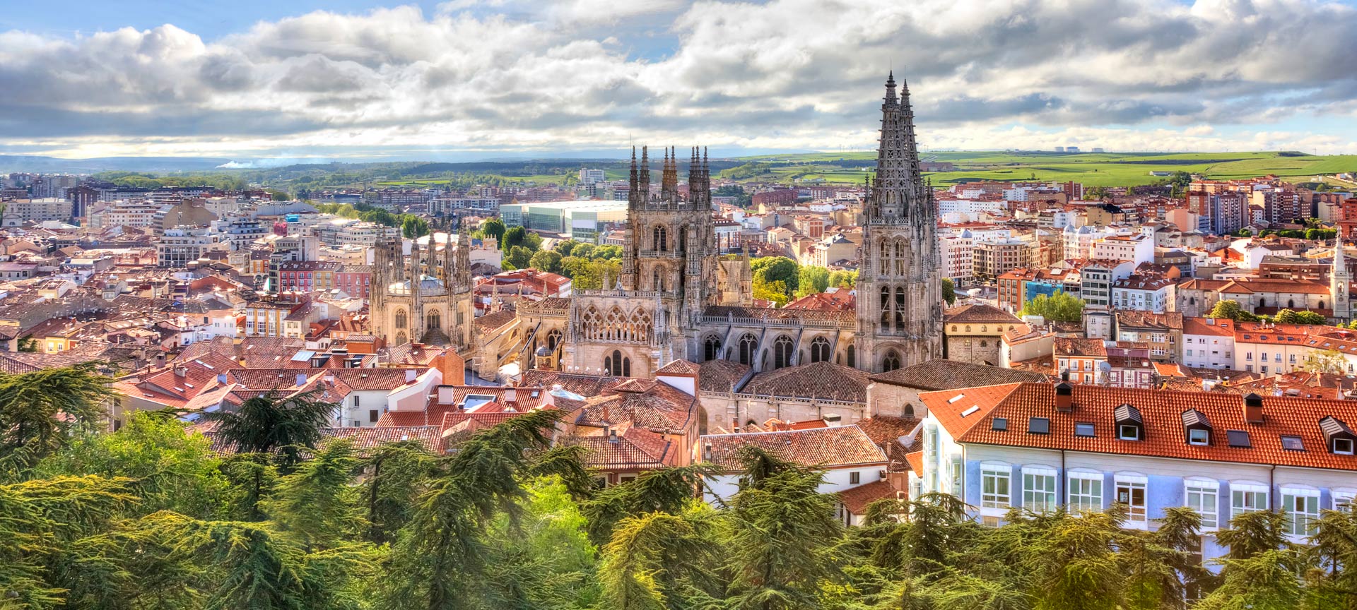 Vista de la Catedral de Burgos Vista de la Catedral de Burgos