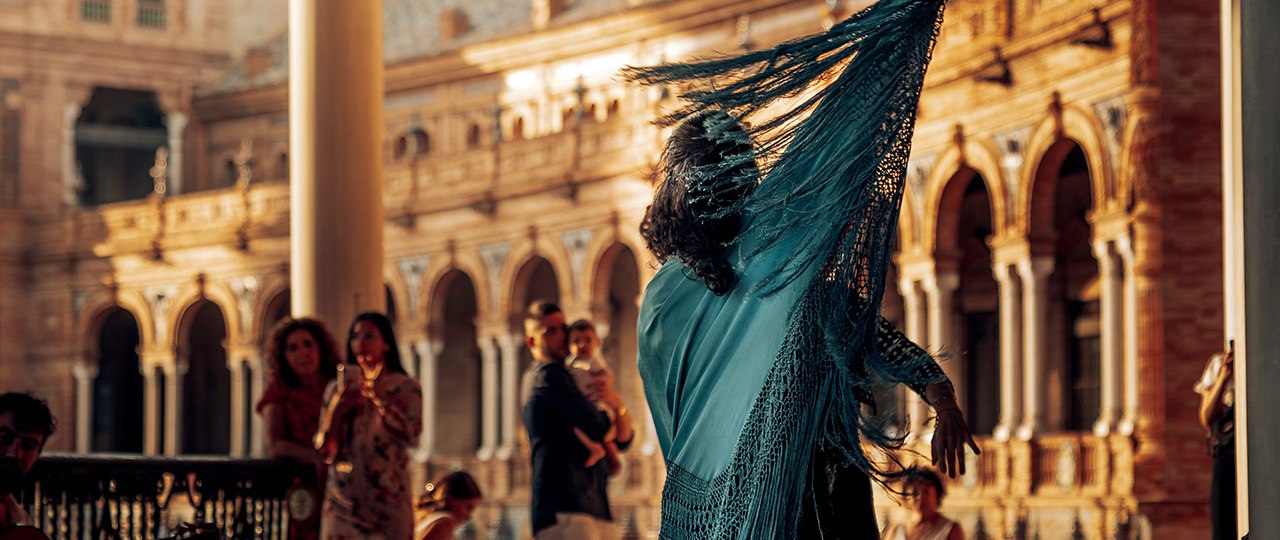 Flamenco, Plaza de España, Sevilla Flamenco, Plaza de España, Sevilla