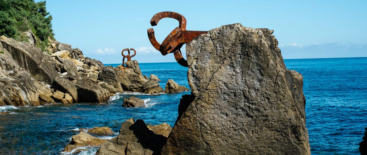 Obra del escultor Eduardo Chillida Obra del escultor Eduardo Chillida